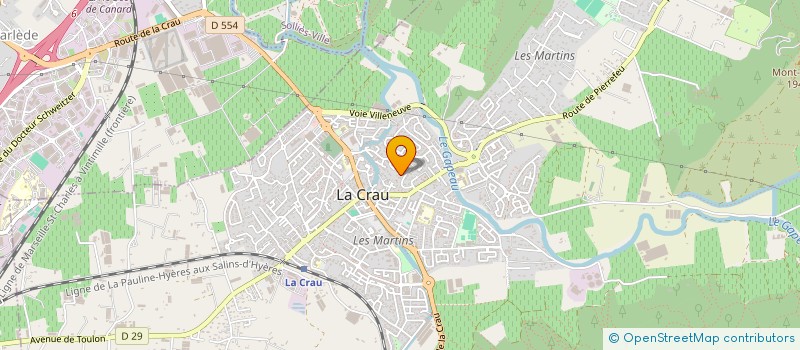 localisation de l'entreprise MADAME DELPHINE MILETTO  LA CRAU