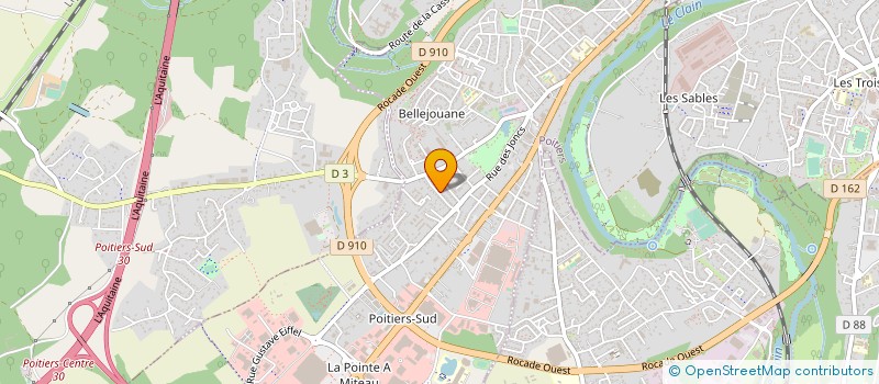 localisation de l'entreprise MADAME DELPHINE MILLET à POITIERS