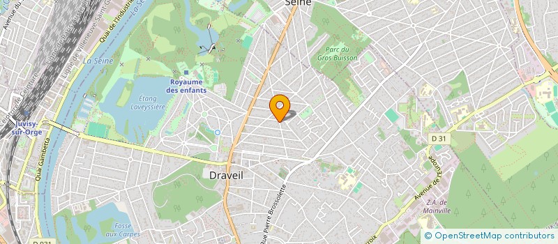 localisation de l'entreprise MADAME DELPHINE MILLET  DRAVEIL