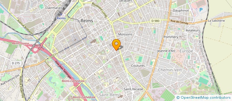 localisation de l'entreprise MADAME DELPHINE MINETTE  REIMS