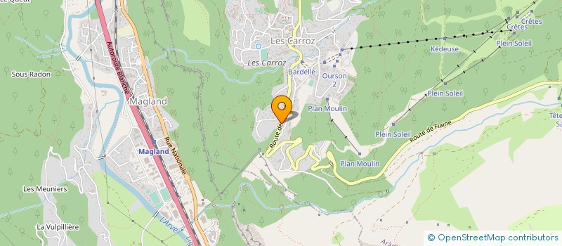 localisation de l'entreprise MADAME DELPHINE MIRMONT  ARACHES-LA-FRASSE