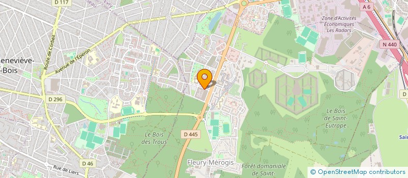 localisation de l'entreprise MADAME DELPHINE MIRRE  FLEURY-MEROGIS