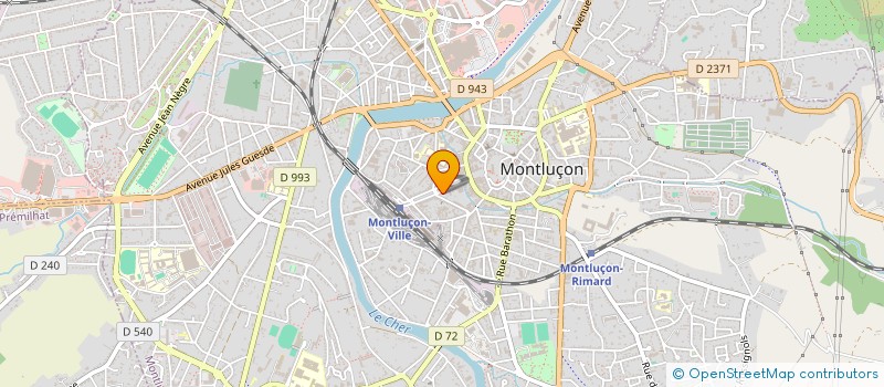 localisation de l'entreprise MADAME DELPHINE MISIAK  MONTLUCON
