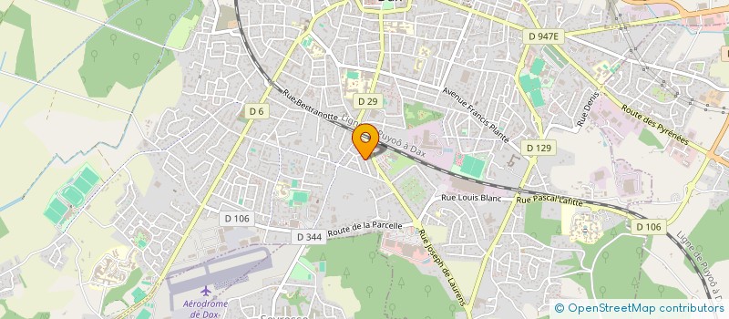 localisation de l'entreprise MADAME DELPHINE MOCHEL  DAX