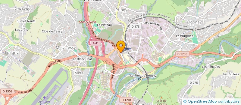 localisation de l'entreprise MADAME DELPHINE MOLHANT à ANNECY