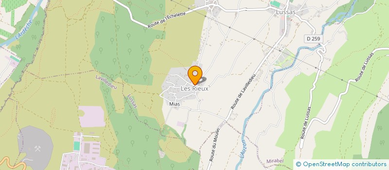 localisation de l'entreprise MADAME DELPHINE MOMMEE  LUSSAS