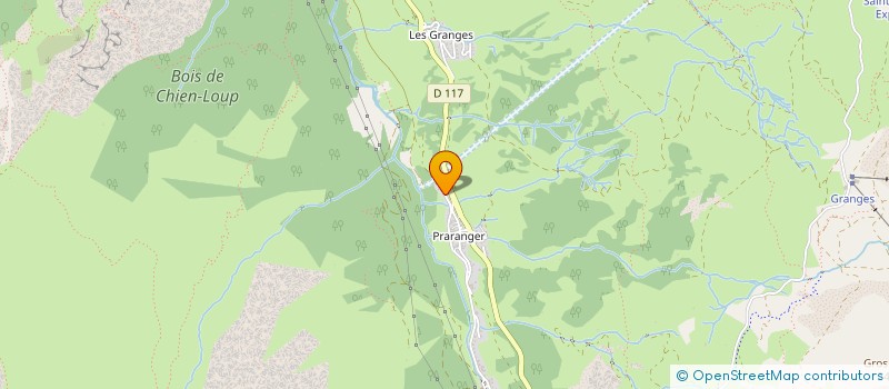 localisation de l'entreprise MADAME DELPHINE MONACHON  LES BELLEVILLE