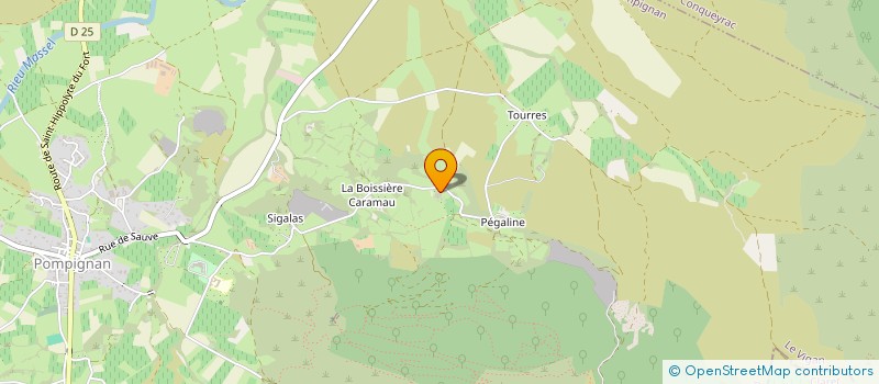 localisation de l'entreprise MADAME DELPHINE MONTEL  POMPIGNAN