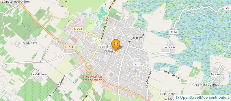 localisation de l'entreprise MADAME DELPHINE MOQUAY  SAINT-PIERRE-D'OLERON