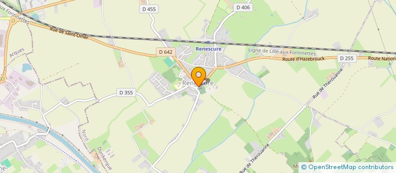 localisation de l'entreprise MADAME DELPHINE MOREL  RENESCURE