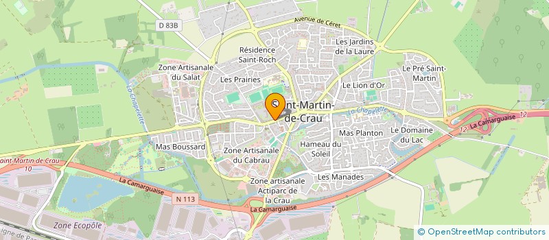 localisation de l'entreprise MADAME DELPHINE MORGANT  SAINT-MARTIN-DE-CRAU