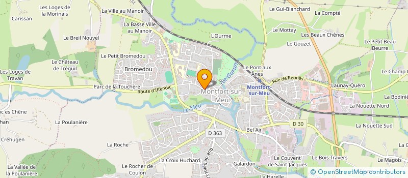 localisation de l'entreprise MADAME DELPHINE MORICE  MONTFORT-SUR-MEU