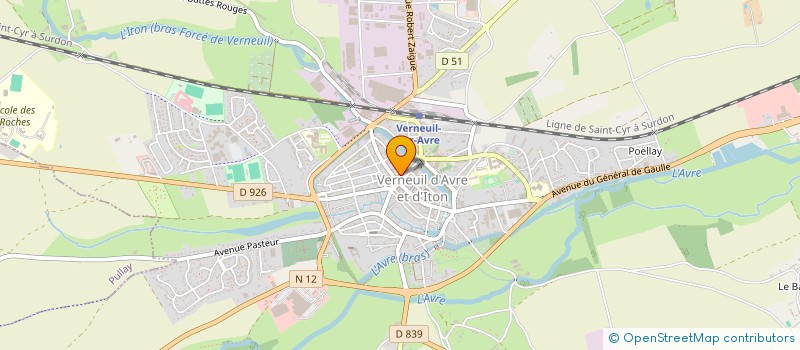 localisation de l'entreprise MADAME DELPHINE MORIN  VERNEUIL D'AVRE ET D'ITON