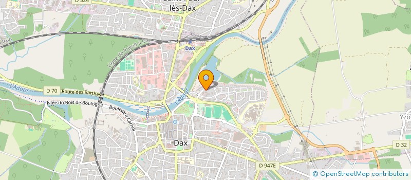 localisation de l'entreprise MADAME DELPHINE MORLAES à DAX