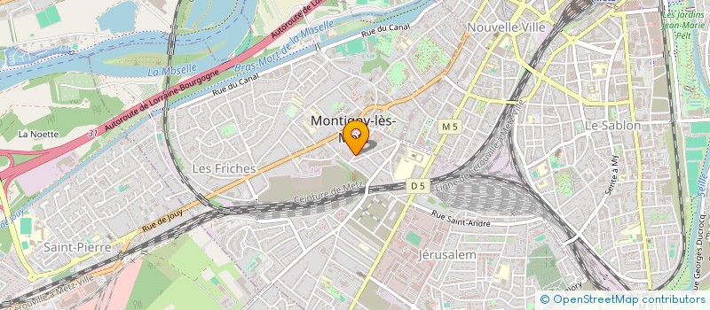 localisation de l'entreprise MADAME DELPHINE MORTIMORE à MONTIGNY-LES-METZ