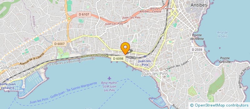 localisation de l'entreprise MADAME DELPHINE MOSCATO à ANTIBES