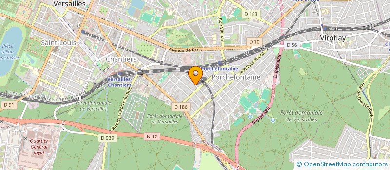 localisation de l'entreprise MADAME DELPHINE MOTEL à VERSAILLES