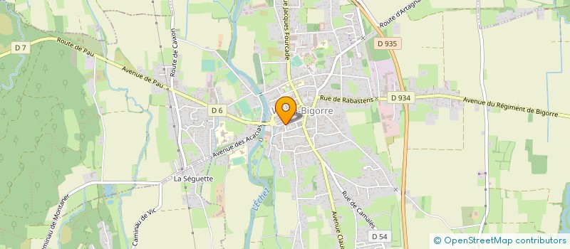 localisation de l'entreprise MADAME DELPHINE MOUAZAN  VIC-EN-BIGORRE