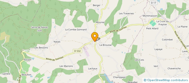 localisation de l'entreprise MADAME DELPHINE MOUSSET  SAINT-VICTOR