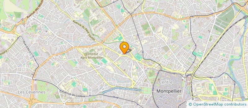 localisation de l'entreprise MADAME DELPHINE MOUTTET à MONTPELLIER