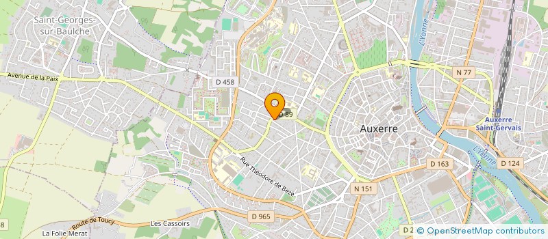 localisation de l'entreprise MADAME DELPHINE MUKAM  AUXERRE