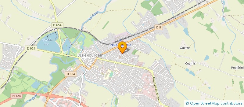 localisation de l'entreprise MADAME DELPHINE NARDI  L'ISLE-JOURDAIN