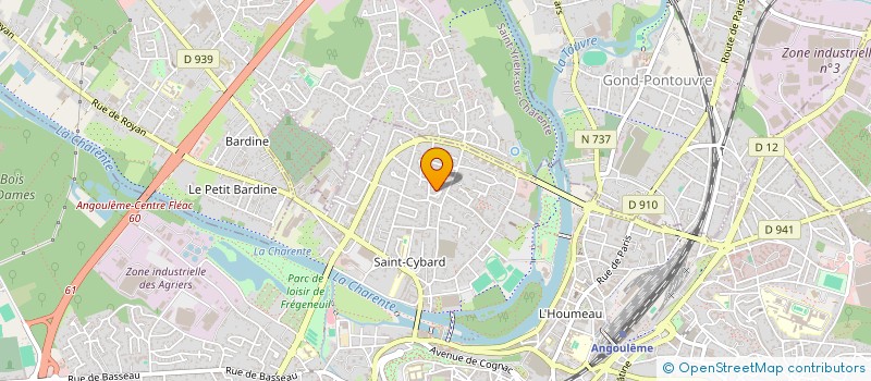 localisation de l'entreprise MADAME DELPHINE NAULIN à ANGOULEME