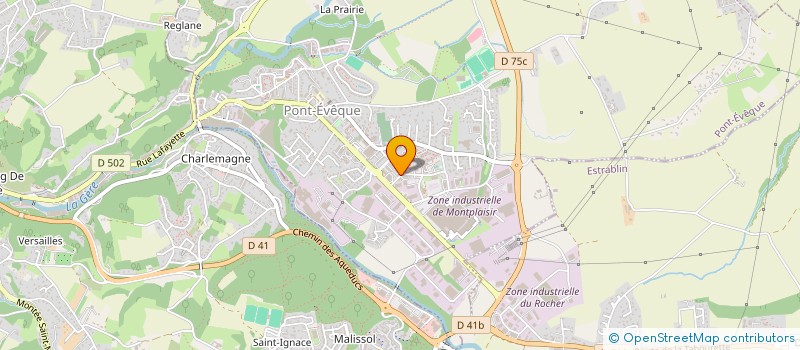 localisation de l'entreprise MADAME DELPHINE NAVOIZAT à PONT-EVEQUE