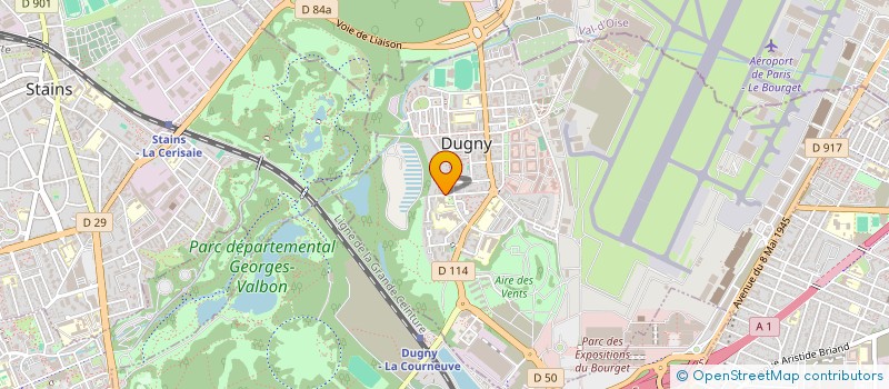 localisation de l'entreprise MADAME DELPHINE NGO MBANG à AUBERVILLIERS