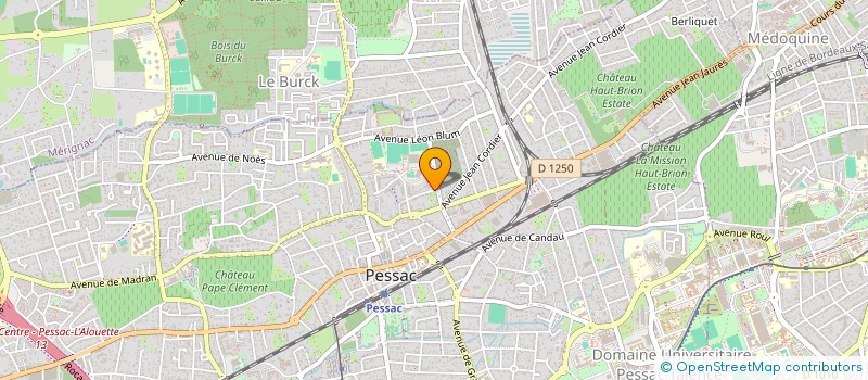 localisation de l'entreprise MADAME DELPHINE NOIRAULT à PESSAC