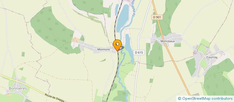 localisation de l'entreprise MADAME DELPHINE OLECHNOWICZ  MILLY-SUR-THERAIN