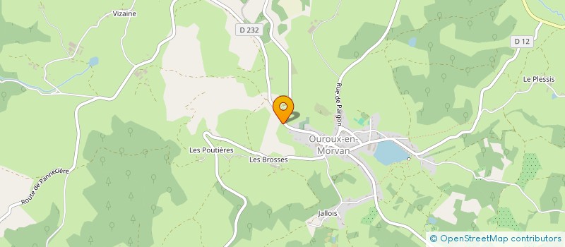 localisation de l'entreprise MADAME DELPHINE OLLIVIER  OUROUX-EN-MORVAN