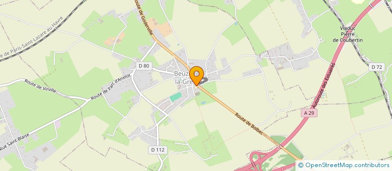 localisation de l'entreprise MADAME DELPHINE ORANGE  BEUZEVILLE-LA-GRENIER