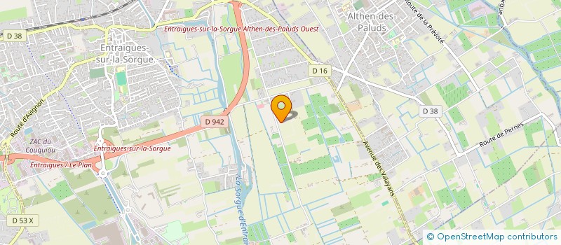 localisation de l'entreprise MADAME DELPHINE OSZENDA à ENTRAIGUES-SUR-LA-SORGUE