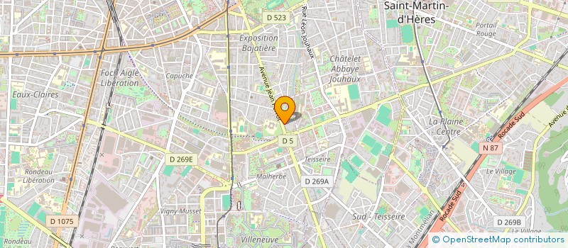 localisation de l'entreprise MADAME DELPHINE OUARI  GRENOBLE