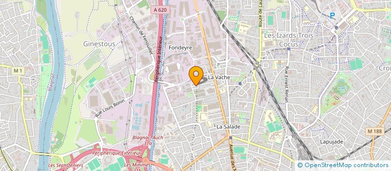 localisation de l'entreprise MADAME DELPHINE OULMIERE à TOULOUSE