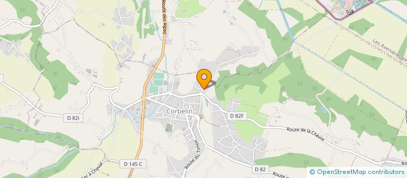 localisation de l'entreprise MADAME DELPHINE PAGLIARO  CORBELIN