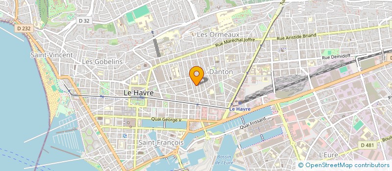 localisation de l'entreprise MADAME DELPHINE PALMIERI à LE HAVRE