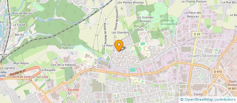 localisation de l'entreprise MADAME DELPHINE PALTRIE à TOURS