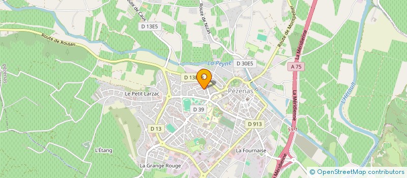 localisation de l'entreprise MADAME DELPHINE PAMBRUN à PEZENAS