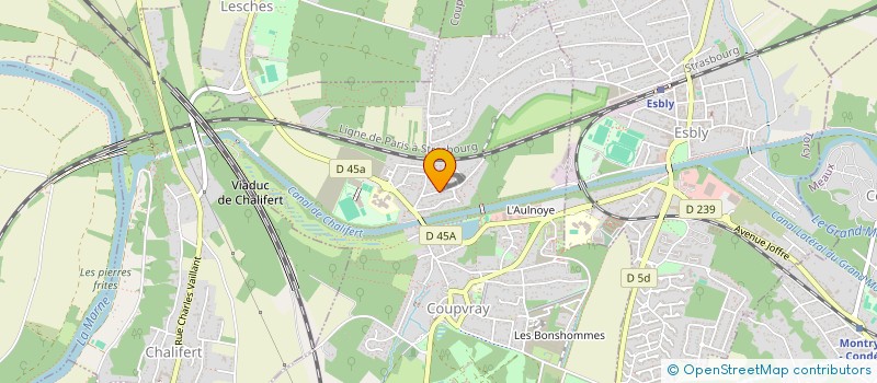 localisation de l'entreprise MADAME DELPHINE PANIER  COUPVRAY