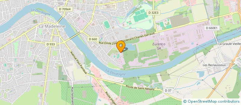 localisation de l'entreprise MADAME DELPHINE PANISSOD à BERGERAC