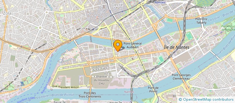 localisation de l'entreprise MADAME DELPHINE PAPILLON  NANTES