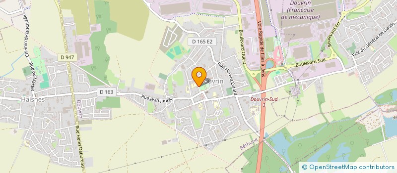 localisation de l'entreprise MADAME DELPHINE PAREZ  HAISNES