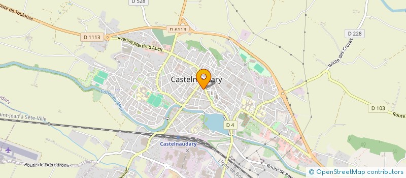 localisation de l'entreprise MADAME DELPHINE PAUL  CASTELNAUDARY