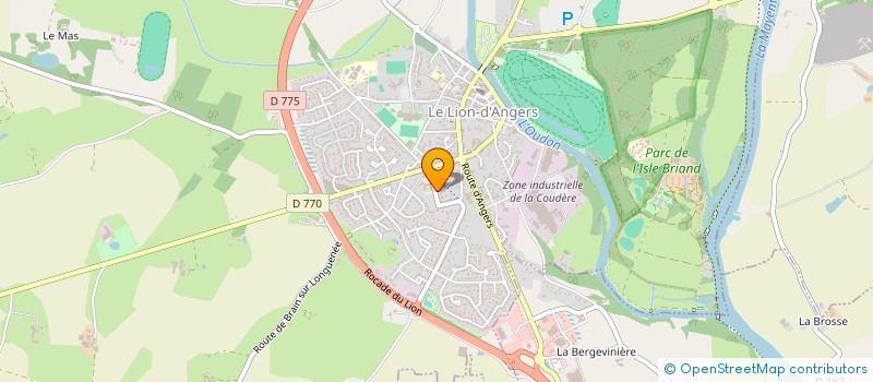 localisation de l'entreprise MADAME DELPHINE PAUMIER à LE LION D'ANGERS