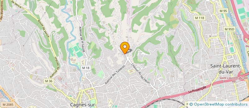 localisation de l'entreprise MADAME DELPHINE PECHON à CAGNES-SUR-MER
