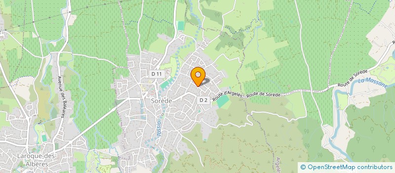 localisation de l'entreprise MADAME DELPHINE PEETERBROECK  SOREDE