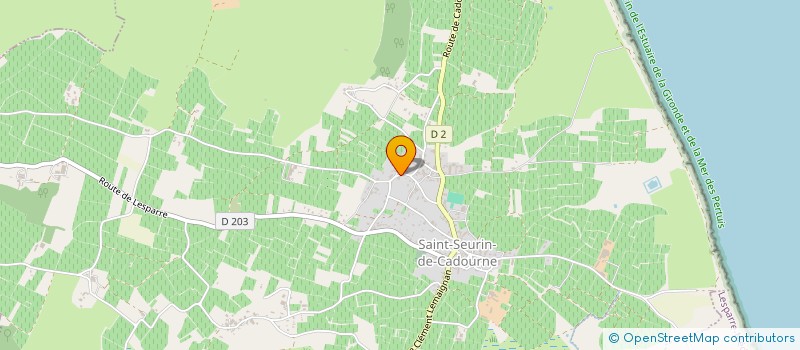 localisation de l'entreprise MADAME DELPHINE PEL  SOULAC-SUR-MER