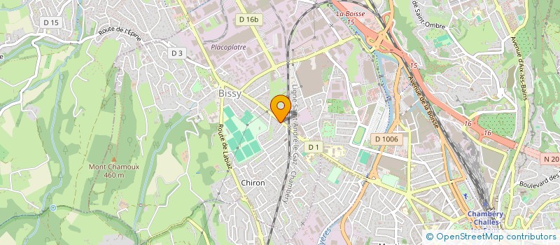 localisation de l'entreprise MADAME DELPHINE PELLIZZER à CHAMBERY